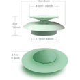 thumbnail image 2 of Tapón de drenaje de ducha – Coladores de silicona para bañera, cubierta protectora para trampa de pelo, fácil de instalar y limpiar, traje para baño, cocina, paquete de 5, 2 of 5