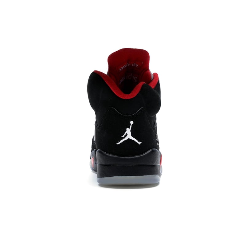 Jordan Men's 5 Retro Supreme Black Shoes, from StockX - Walmart.com