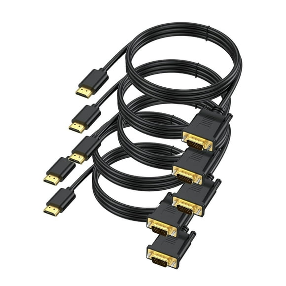 Cable HDMI a VGA AKWOR unidireccional 1080P de 1,8 m