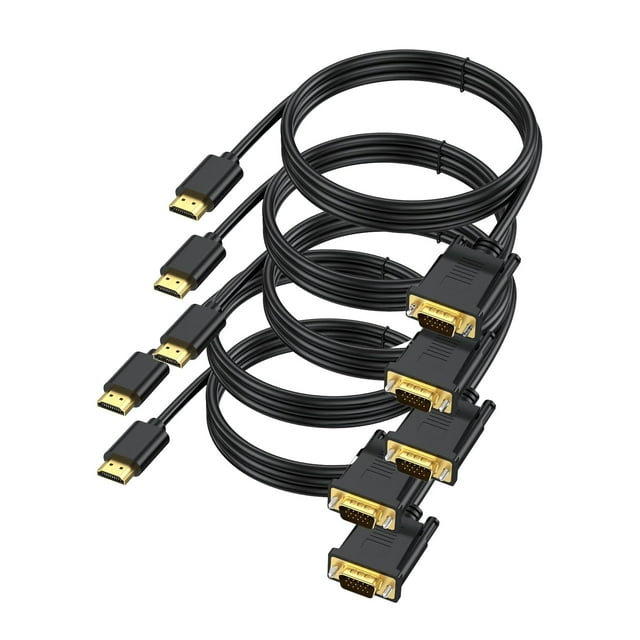 Cable HDMI a VGA AKWOR unidireccional 1080P de 1,8 m