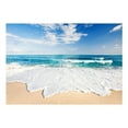 thumbnail image 3 of Tiptophomedecor Landscape Wallpaper Wall Mural - Sea Waves, 3 of 4