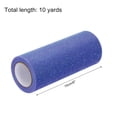 thumbnail image 2 of 6 Inch Rainbow Glitter Tulle Ribbon Rolls Net Fabric 10 Yards for Skirt Sewing Christmas Wedding, Blue/Purple/White, 2 of 5