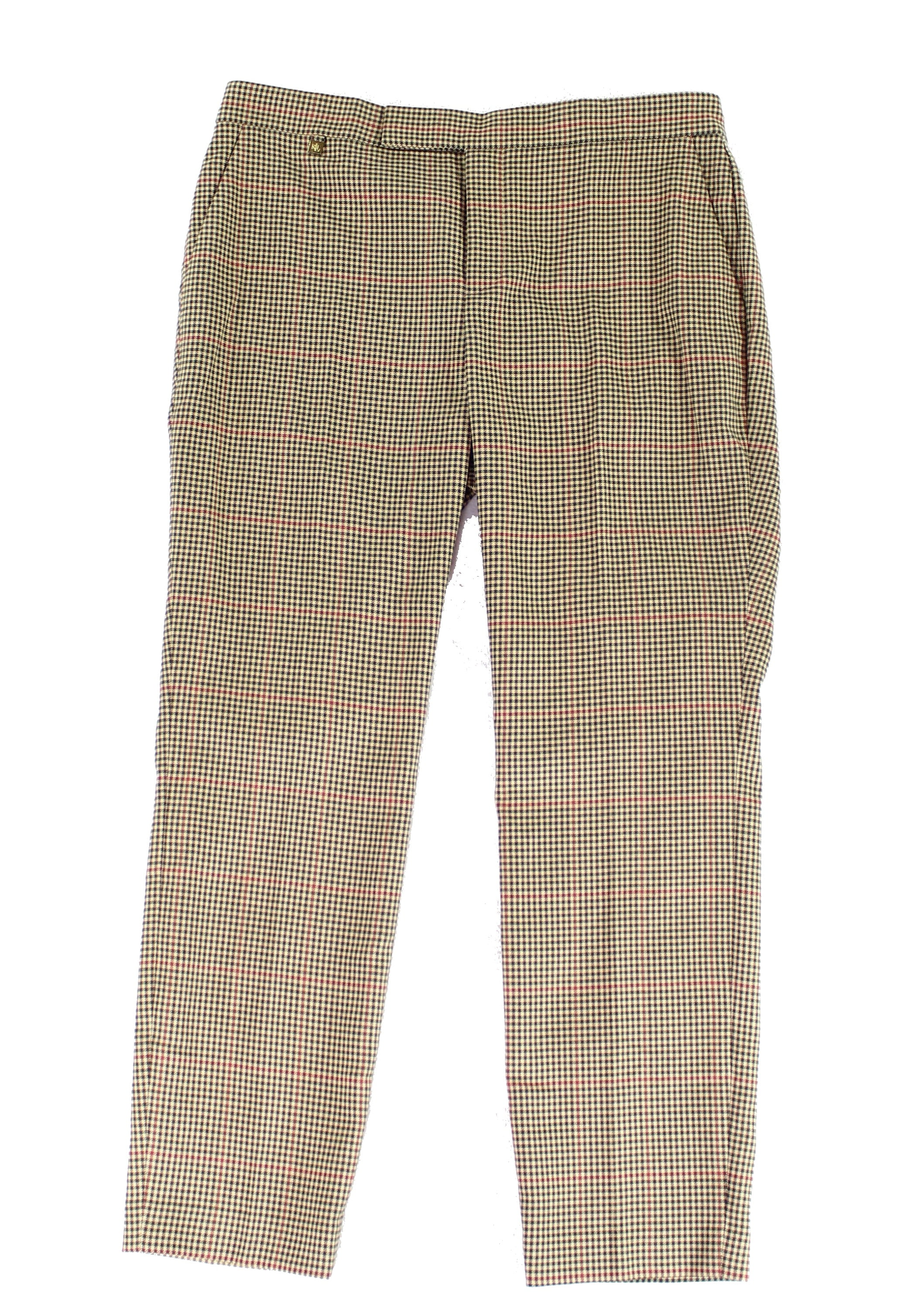 tan plaid pants womens