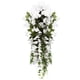 thumbnail image 2 of pstuiky Decoración de pared colgante de violetas para el hogar, flores artificiales de violeta, simulación de pared, 2 of 2