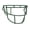 DARK GREEN, variant on VENGEANCE EGOP-TRAD-NB FACEMASK Carbon Steel / Dark Green