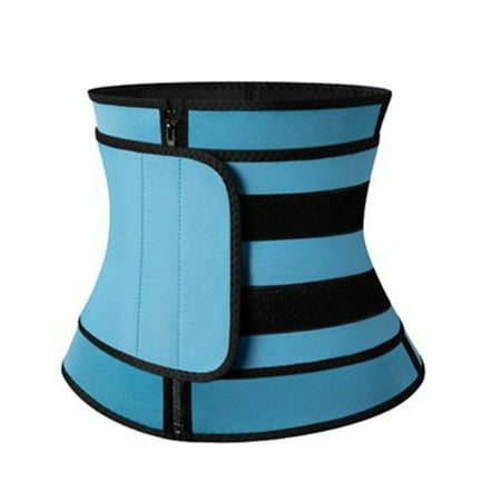 

Ekeka Clearance ! Women Men Zipper Closure Weight Loss Girdle Waist Trainer Neoprene Body Shaper