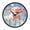 Flying Cute Pig, variant on Voice Activated Clock with Glow Light 12 Inch Large Silent Wall Clock Battery Operated for Home Decor Flying Cute Pig