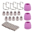 thumbnail image 2 of 26 uds, consumibles por , copas proteoras de cerámica reempzables SG55, consumibles de soplete para Soledad Corte de plasma consumibles, 2 of 4