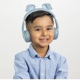 PlayEars+, OnEar Bluetooth Kids Headphones with Dog Ears, Volume