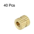 thumbnail image 3 of M3 x 5mm(L) x 5.4mm(OD) Brass Knurled Threaded Insert Embedment Nuts 40 Pcs, 3 of 3