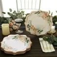 thumbnail image 5 of Efavormart 25 Pack | Floral 10" Scallop Rim Dinner Party Paper Plates, Disposable Plates - 300 GSM, 5 of 11