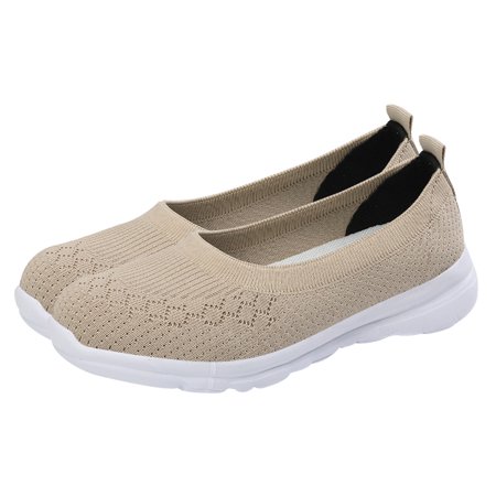 

1 Pair Breathable Woven Shoes Women Walking Shoes Female Lightweight Shoes