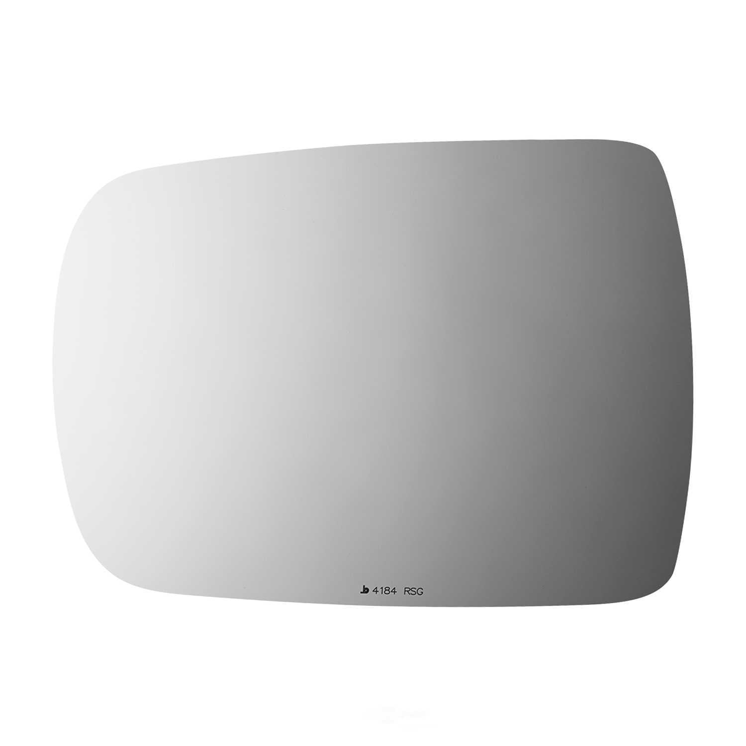 Burco Side View Mirror Replacement Glass with Motor Mount Plate - Clear Glass - 4184RSG