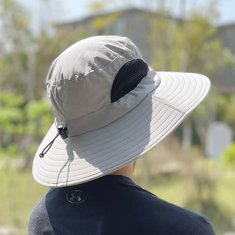 Sireck Fishing Hat, UPF50+ Wide Brim Sun Hat for Men Women, UV Protection Hiking Beach Bucket Hats Summer Safari Hat