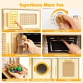 thumbnail image 6 of Costway Wooden Kids Kitchen Playset Pretend Play Kitchen with Real Sounds Lights Yellow, 6 of 10