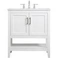 thumbnail image 4 of 30 inch Single Bathroom Vanity in White, 4 of 15