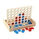 thumbnail image 3 of Wooden una fila Mini Connect Travel Juego de viajes Habilidades motoras 2 jugadores Juego de estrategia clásica para niños Camping, 3 of 9
