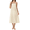 Apricot, variant on Women 100% Cotton Long Slip Full Slip For Under Dress Camisoles Lace  Slip Dress Petticoat