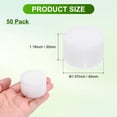 thumbnail image 3 of Uxcell 50-Pack Hydroponics Sponges, 1.57 Inch Growing Media Cylindrical Sponges for Planting Gardening Tool [White], 3 of 7