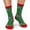 Green, variant on SYMOID Mens Christmas Soccer Crew Socks Novelty Green Holiday Socks for Men, Breathable Cotton Cozy Socks