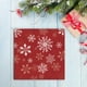 thumbnail image 2 of Servilletas de papel con copos de nieve navideños, servilletas de papel para el almuerzo, toallas desechables para el baño y la cocina, servilletas de papel con copos de nieve rojos para la cena, vaji, 2 of 4