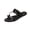 Black, variant on Black Women'S Flat Slippers Solid Color Rhinestone Round Toe Open Toe Lightweight Non-Slip Breathable Footwear For Spring Summer Daily Wear Size 36