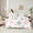 White Gray Pink, variant on Manfei Christmas Snowman 7-Piece Bedding Comforter Set,Merry Xmas King Bedding Sets,Green White Red Bed Sheets For Kids,Microfiber Bedroom Decor Reversible