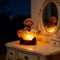 thumbnail image 4 of Dog Series Reading Light LED Resin Statue, 4 of 6
