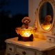 thumbnail image 4 of Lámpara de lectura LED con forma de perro, estatua de resina, adorno para baño de perro, luz ambiental para escritorio, estante, mesita de noche o baño, luz nocturna decorativa alimentada, 4 of 6