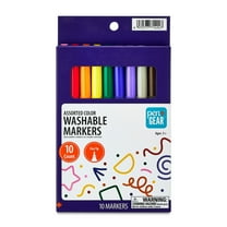Pen+Gear Washable Markers, Fine Tip, Assorted Colors, 10 Count
