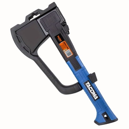 15 Inch Splitting Axe One-Piece Forged Nylon Hatchet with Teflon Finish Nylon Rubber Non-Slip Hollow Handle Shock Absorbing for Wood Splitting Tree Cutting Yard Camping Outdoor