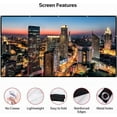 thumbnail image 3 of Projector Screen White Anti-Crease Soft High Density Portable Foldable Outdoor Movie ,Wrinkle-Free Outdoor Projector Screen, 3 of 7