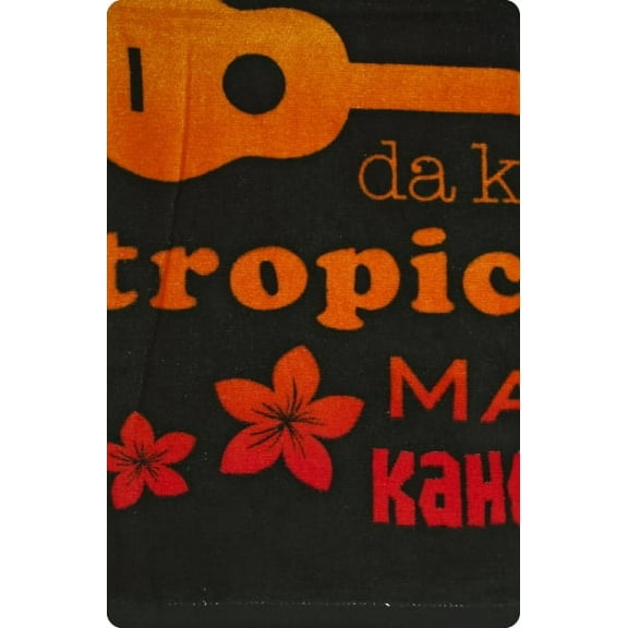 Gotta Be Hawaiian Cotton 30" x 60" Hawaii Icons Beach Towel, 1 Each