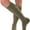 Khaki, variant on JOBST forMen Ambition Knee High 20-30 mmHg Ribbed Dress Compression Socks, Closed Toe, 1 Long, Khaki