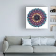 thumbnail image 3 of Delyth Angharad 'Retrowave Neon Mandala' Canvas Art, 3 of 3