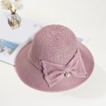 thumbnail image 3 of Prolriy Sun Hats for Women Fisherman Hat Women Sun Summer Large Brim Thin Hat Breathable Sunshade Hat Sun Hat Basin Hat Beach Hats for Women Purple One Size, 3 of 3