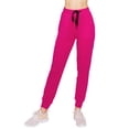 thumbnail image 2 of ALWAYS Women Jogger Sweatpants - Super Soft Stretch Lightweight Drawstrings Pants with Pork Chop Pockets Fuchsia M, 2 of 6