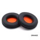thumbnail image 5 of Matsuzay Almohadillas para los oídos, cojines, auriculares de malla transpirable, accesorios para auriculares, reemplazo de la cubierta para Skullcandy Relojes inteligentes Naranja, 5 of 6