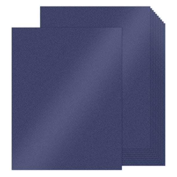 Cartulina Goefun azul marino brillante, 22 x 28 cm, 80 libras, 100 hojas