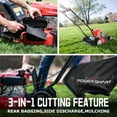 thumbnail image 6 of PowerSmart 18" 144CC Gas-Powered 3-in-1 Walk Behind Lawn Mower – Easy Start, Foldable, Ideal for Yards Up to 1/4 Acre, 6 of 8