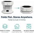 thumbnail image 3 of Portable Folding Washing Machine, 12L Mini Washer for Baby Clothes, Underwear, Delicates - Foldable, Quiet, Space-Saving Laundry Machine for Travel, Dorms, Apartments, Camping, Small Loads, 3 of 10