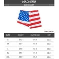 thumbnail image 6 of MADHERO Boy's 2 in 1 Swim Trunks with Liner Funny Printed Swim Shorts for Kids American Flag 6, 6 of 6