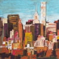 thumbnail image 2 of Gardner, Jennifer 12x12 Gold Ornate Wood Framed with Double Matting Museum Art Print Titled - City Color III, 2 of 4