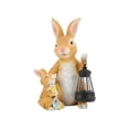 thumbnail image 6 of Clearance Garden Statues Rabbit with Solar Lights- Bunny Figurine Outdoor Rabbit for Home Lawn,Balcony-Yard Art Garden&Patio Whimsical Decor,Unique Housewarming&Birthday Gifts for Women Mom, 6 of 6