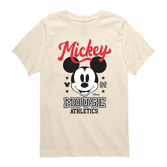 Disney - Mickey Mouse Athletics - Youth Boys Short Sleeve Graphic T-Shirt