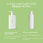 Native Volumizing Conditioner Cucumber & Mint, Sulfate & Silicone Free, 16.5 fl oz