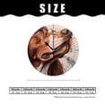 thumbnail image 2 of 12 Inch Wall Clock Battery Operated Silent Clock Decorative for Office, Kitchen, Outdoor, Living Room，Dog Breed Print, 2 of 5