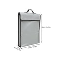 thumbnail image 2 of Raindrops 1Set Rectangular Document Bag for Cash and Documents Explosion Proof, 2 of 8