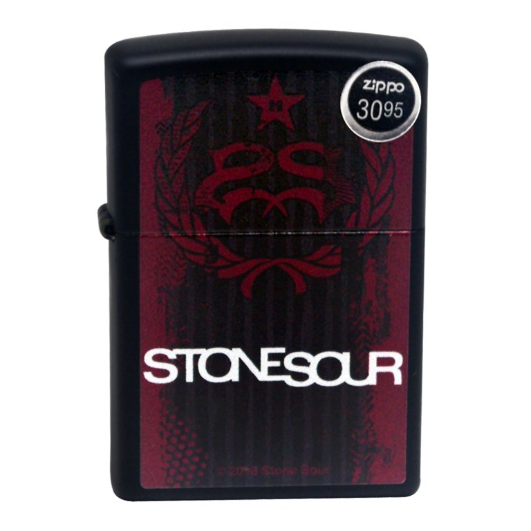 Zippo 29731 Stone Sour Rock Music Band Logo Black Matte Finish Windproof  Lighter