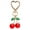 Red, variant on Cute Cherry Keychain,Kawaii Cherry Purse Charms for Women Car Keys Decor Gifts Accessories (Red)
